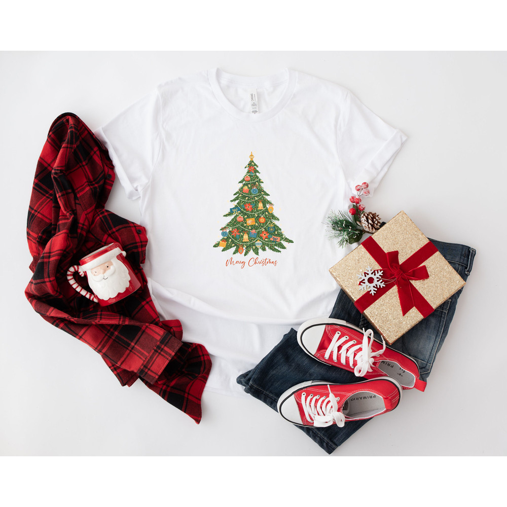 Christmas Tree Shirt, Christmas Shirts for Women, Christmas Tee, Christmas TShirt, Shirts For Christmas, Cute Christmas t-shirt, Holiday Tee - 6.jpg