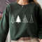 Christmas Tree Sweatshirt, Merry & Bright Shirt, Christmas Shirts for Women, Christmas Crewneck pullover Sweater, cute Winter Holiday Tees - 1.jpg