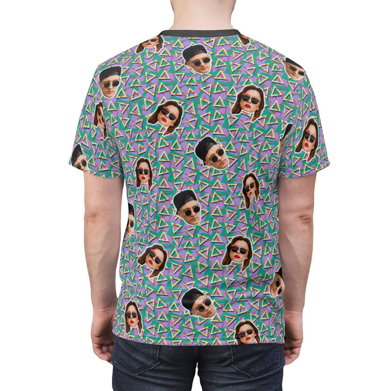 Crazy Face 90's Retro T-shirt, Unisex Personalized Face Shirt, Best Friend Birthday, Girlfriend, Boyfriend Gift, Custom Gift Faces On Shirt - 2.jpg