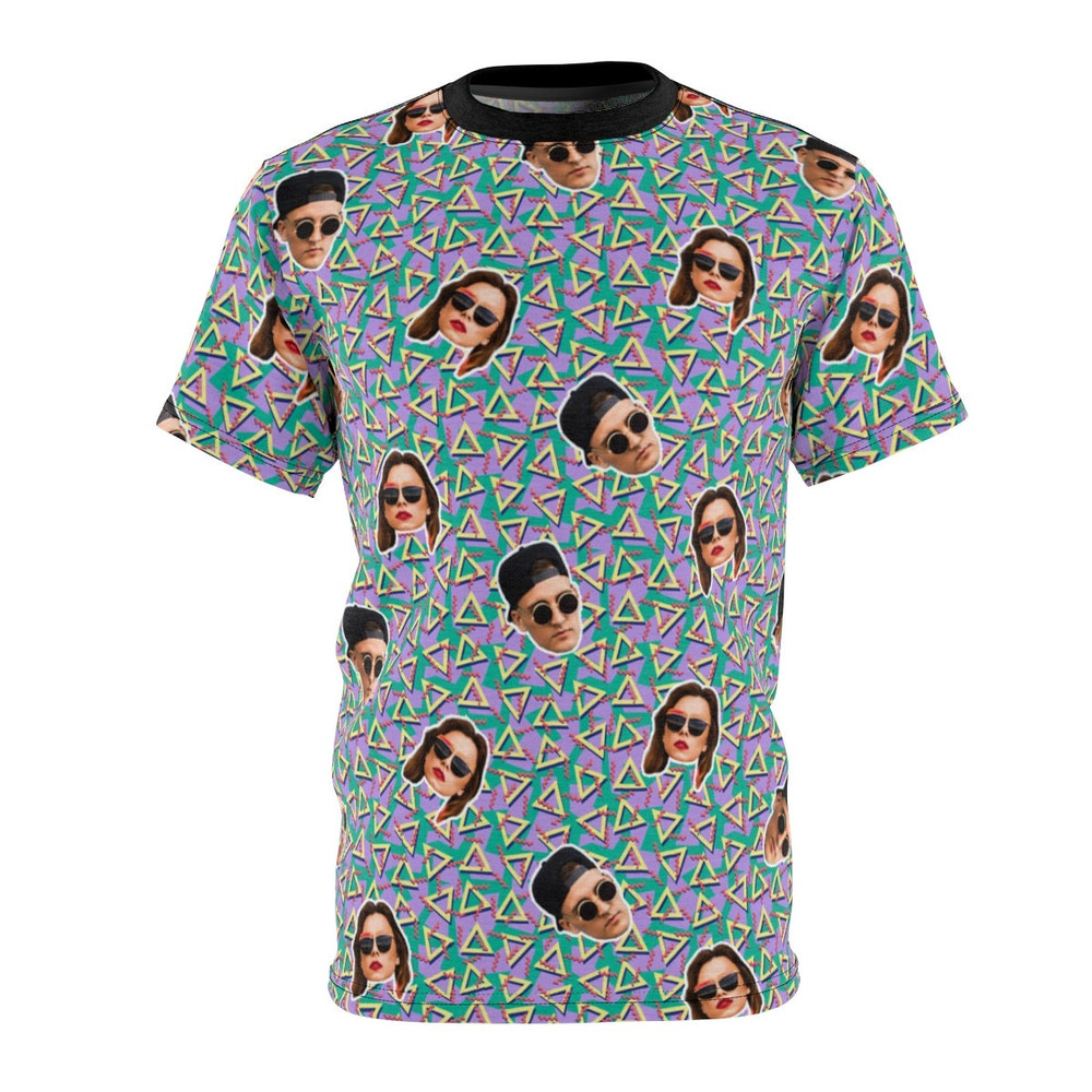Crazy Face 90's Retro T-shirt, Unisex Personalized Face Shirt, Best Friend Birthday, Girlfriend, Boyfriend Gift, Custom Gift Faces On Shirt - 4.jpg