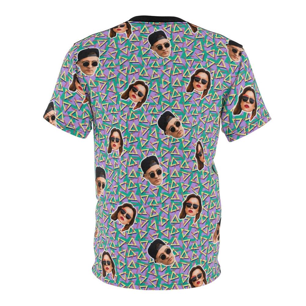 Crazy Face 90's Retro T-shirt, Unisex Personalized Face Shirt, Best Friend Birthday, Girlfriend, Boyfriend Gift, Custom Gift Faces On Shirt - 5.jpg
