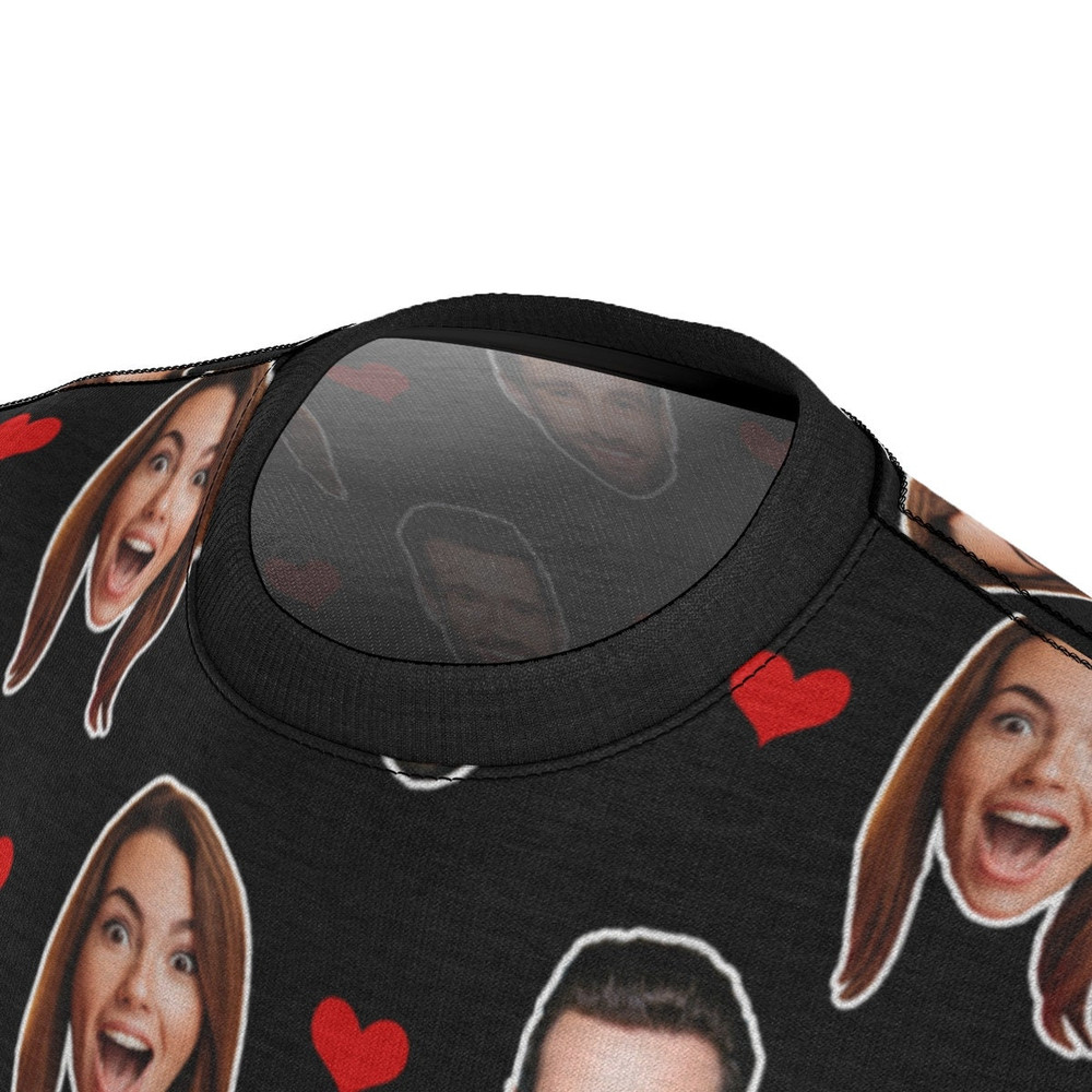 Crazy Face Unisex Love T-shirt, Personalized Face Shirt, Best Friend Birthday Gift, Girlfriend Gift, Boyfriend Gift, Custom Gift Faces - 2.jpg
