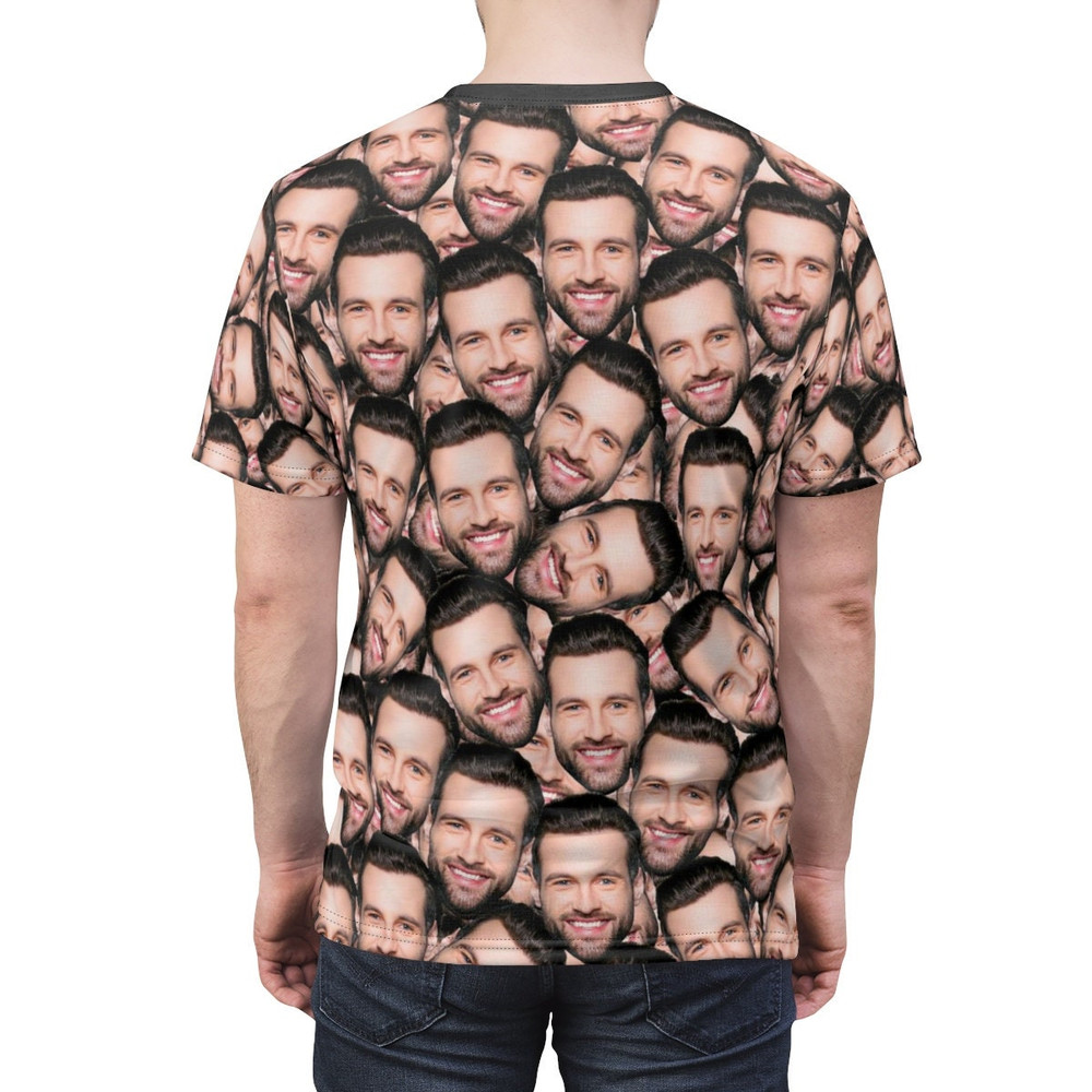 Crazy Face Unisex T-shirt, Personalized Face Shirt, Best Friend Birthday Gift, Girlfriend Gift, Boyfriend Gift, Custom Gift Faces On Shirt - 2.jpg