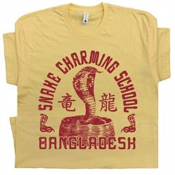 snake charming shirt cobra snake t shirt bangladesh shirt funny vintage graphic shirts for men women ladies weird cool h