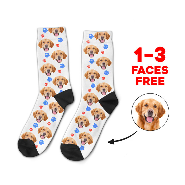 Custom Face Socks, Dog Socks, Pup Socks, Picture Socks, Stocking Stuffer, Cat Socks, Photo Socks, Novelty Socks, Printed Socks, Best Gift - 1.jpg