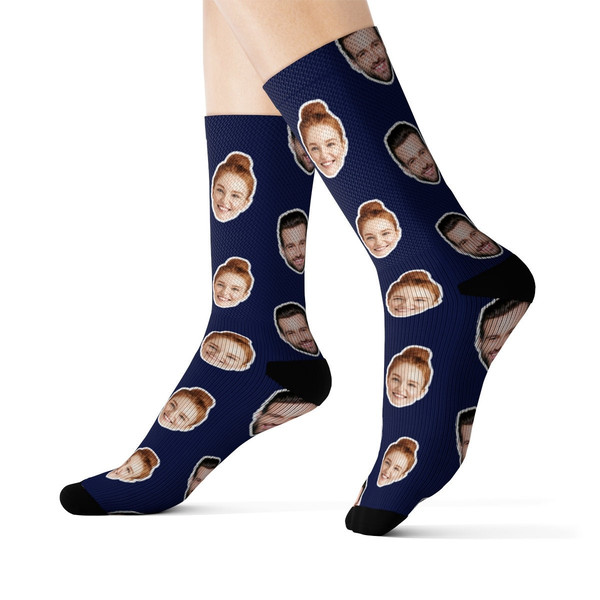 Custom Face Socks, Personalized Photo Socks, Picture Socks, Face on Socks, Customized Funny Photo Gift For Her, Him or Best Friends - 5.jpg