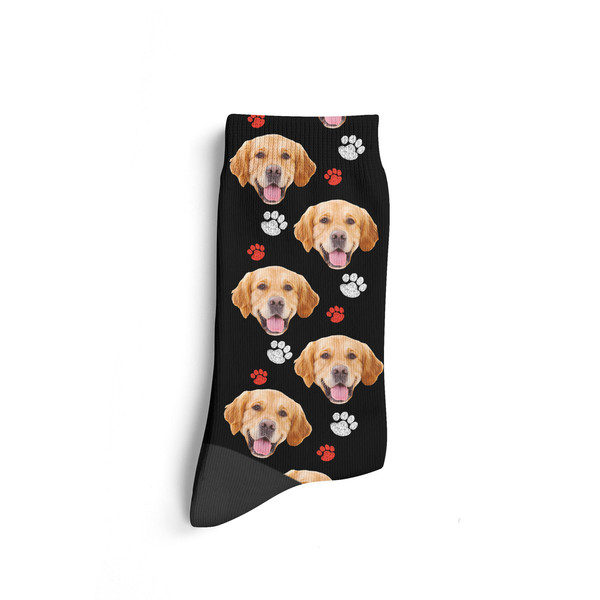 Custom Puppy Socks, Personalized Pet Photo Socks, Put Your Cute Dog Face On Sublimation Socks, Dog Lover Gift, Dog Face Socks, Dog Mama Gift - 2.jpg
