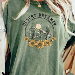 desert t shirt, desert dreamer, cactus shirt, plant shirt, graphic tee, cute tshirt, gift for her, tumblr fashion, overs