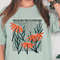 Flower Shirt,  Flower Shirt Aesthetic, Floral Graphic Tee, Oversized No Rain No Flowers Tee, Wildflower T-shirt, Gift For Her - 8.jpg