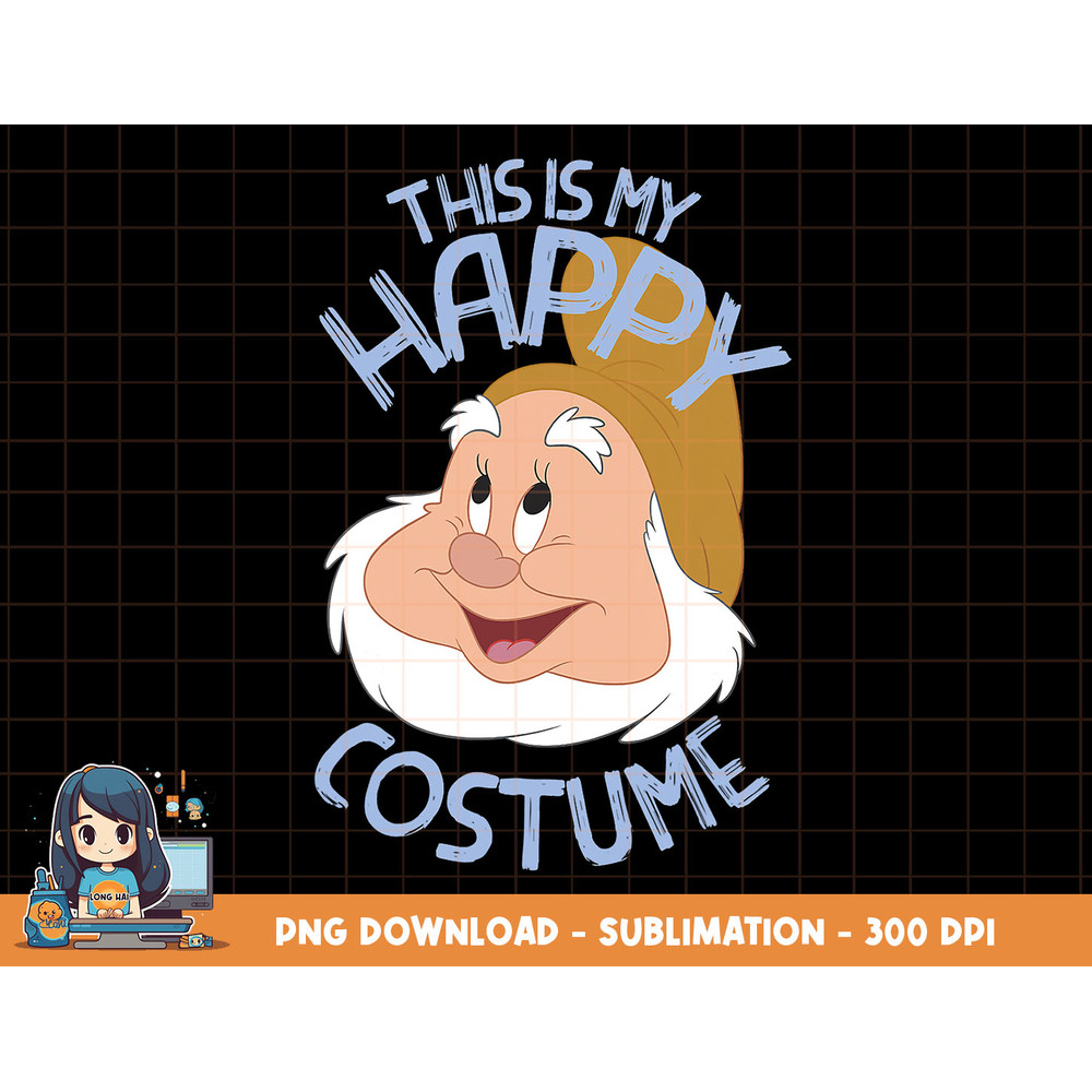 Disney Snow White This Is My Happy Costume Halloween png, sublimation, digital print.jpg