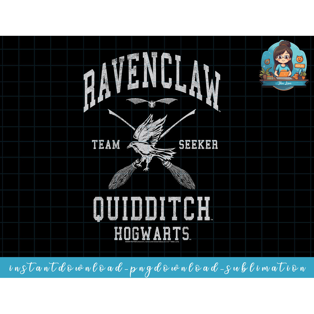 Harry Potter Ravenclaw Team Seeker Hogwarts Quidditch,Short Sleeve png, sublimate, digital download.jpg