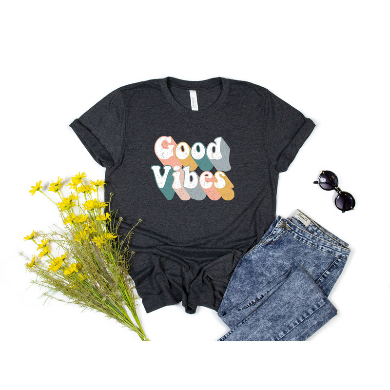 Good Vibes Shirt, Good Vibes Only, Peace Shirt, Retro Shirt, Kindness Shirt, Vintage Shirt, Sunshine, Hippie Shirts, Retro Inspired Design - 6.jpg