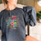 Grow Positive Thoughts Tee, Floral Sweatshirt, Bohemian Style, Butterfly Top, Trending Right Now, Women's Graphic T-shirt - 2.jpg