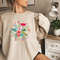Grow Positive Thoughts Tee, Floral Sweatshirt, Bohemian Style, Butterfly Top, Trending Right Now, Women's Graphic T-shirt - 4.jpg