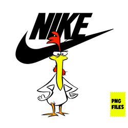 chicken nike png, nike logo png, nike png, chicken png, cartoon png, fashion brands png digital file