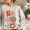 Ho Ho Ho Retro Christmas Sweatshirt, 70s Vintage Christmas Sweater, Cute Xmas Sweatshirts, Womens Christmas Shirts, Christmas Gift for Her - 4.jpg