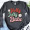 Holly Jolly Babe Christmas Shirt, Retro Christmas Long Sleeve Tee, Retro Xmas sweatshirt, Christmas holiday apparel, Long Sleeve T shirt - 2.jpg
