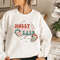 Holly Jolly Babe Sweatshirt, Retro Christmas Sweatshirt, Womens Christmas Crewneck, Cute Vintage Christmas Sweaters, Christmas Gift - 3.jpg