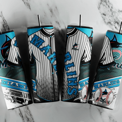 miami marlins tumbler wrap, miami marlins tumbler template, mlb baseball tumbler, mlb tumbler wrap, baseball tumbler