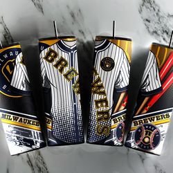 milwaukee brewers tumbler wrap, milwaukee brewers tumbler template, mlb baseball tumbler, mlb tumbler wrap, baseball