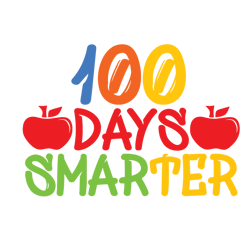 100 days of school svg, school svg, 100 days smarter svg, 100th day of school svg, leopard 100 days of school svg