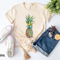 pineapple shirt, shirts for women, graphic tees, foodie shirt, summer shirt, cute pineapple t shirt, pineapple lover, gi