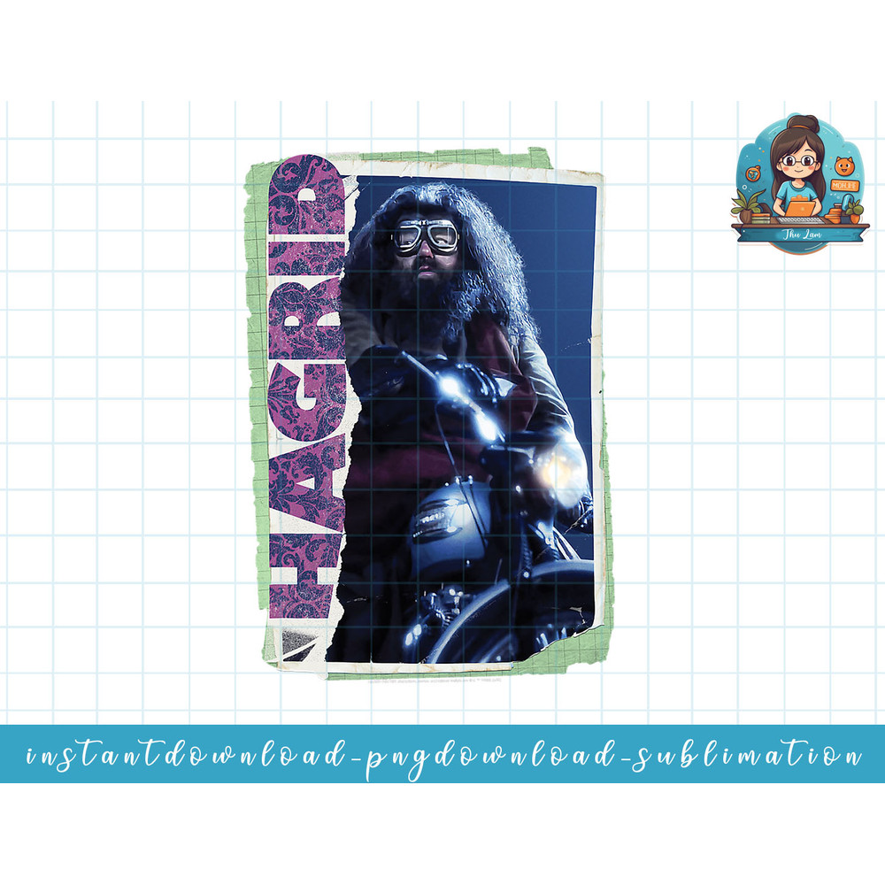 Harry Potter Rubeus Hagrid Photo Collage png, sublimate, digital download.jpg
