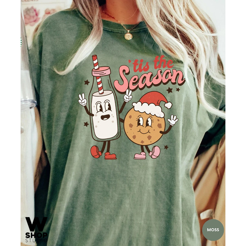 Retro Christmas Comfort Colors Shirt, Tis The Season Santa Shirt, Vintage Santa Christmas Shirt, Retro Holiday Shirt, Ugly Sweater Shirt - 6.jpg