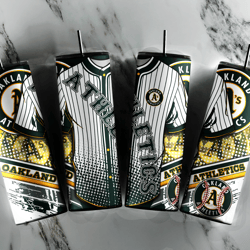 oakland athletics tumbler wrap, oakland athletics tumbler template, mlb baseball tumbler, mlb tumbler wrap, baseball