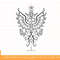 Harry Potter Rising Phoenix png, sublimate, digital download.jpg