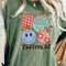 Retro merry t-shirt, Christmas t-shirt, Christmas graphic tee, holiday apparel, merry Christmas tee, womens holiday shirt, cute xmas shirt - 2.jpg