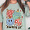 Retro merry t-shirt, Christmas t-shirt, Christmas graphic tee, holiday apparel, merry Christmas tee, womens holiday shirt, cute xmas shirt - 3.jpg