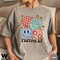 Retro merry t-shirt, Christmas t-shirt, Christmas graphic tee, holiday apparel, merry Christmas tee, womens holiday shirt, cute xmas shirt - 4.jpg