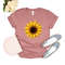 Sunflower Graphic Tee, Bella Canvas, Sunflower Women's Tee, Sunflower T Shirt, Vacation, Gift, Trending, Plus Size - 5.jpg