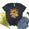 Sunflower Graphic Tee, Hippie Sunflower Shirt, Floral Women's Tee, T Shirt, Vacation, Gift, Trending, Plus Size - 2.jpg