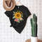 Sunflower Graphic Tee, Hippie Sunflower Shirt, Floral Women's Tee, T Shirt, Vacation, Gift, Trending, Plus Size - 3.jpg