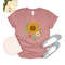 Sunflower Graphic Tee, Hippie Sunflower Shirt, Floral Women's Tee, T Shirt, Vacation, Gift, Trending, Plus Size - 5.jpg