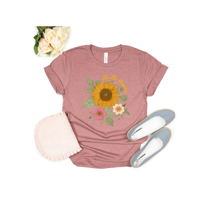 Sunflower Graphic Tee, Hippie Sunflower Shirt, Floral Women's Tee, T Shirt, Vacation, Gift, Trending, Plus Size - 5.jpg