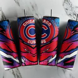 mlb chicago cubs tumbler wrap, chicago cubs template tumbler, mlb baseball tumbler, mlb tumbler wrap, baseball tumbler