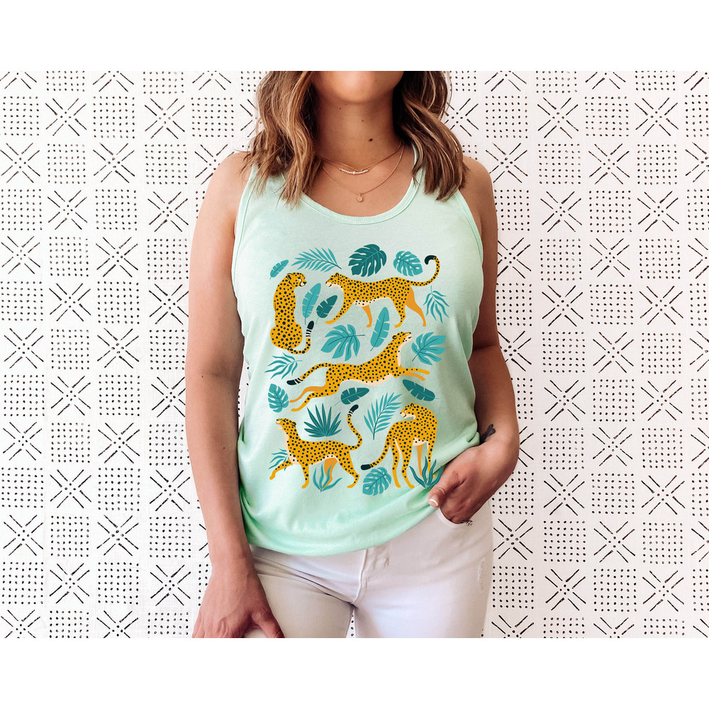 Trendy Boho Tiger Tank, Women Botanical Tank, Tiger Graphic Tee, Wild Animal Tank, Tiger Tshirt Safari Tank Womens Tiger Top Jungle - 8.jpg