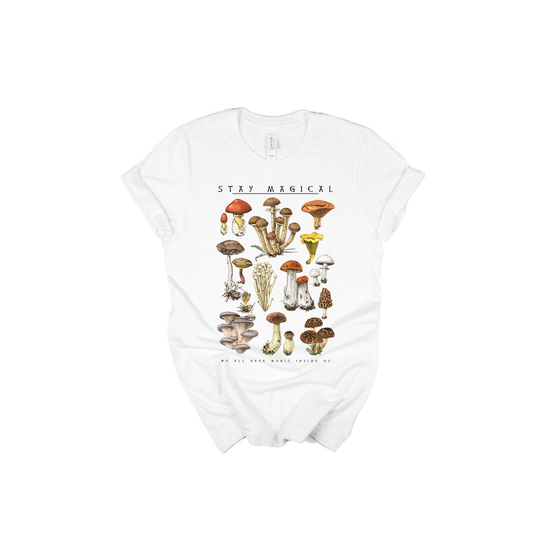 Vintage Illustration Mushroom Decor Art Shirt, Botanical Shirt, Plant Shirt, Mushroom Shirt, Hippie Shirt, Nature Lover - 4.jpg