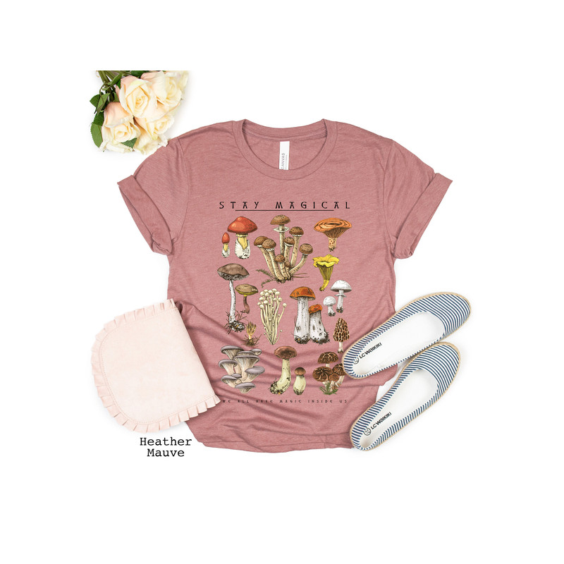 Vintage Illustration Mushroom Decor Art Shirt, Botanical Shirt, Plant Shirt, Mushroom Shirt, Hippie Shirt, Nature Lover - 8.jpg
