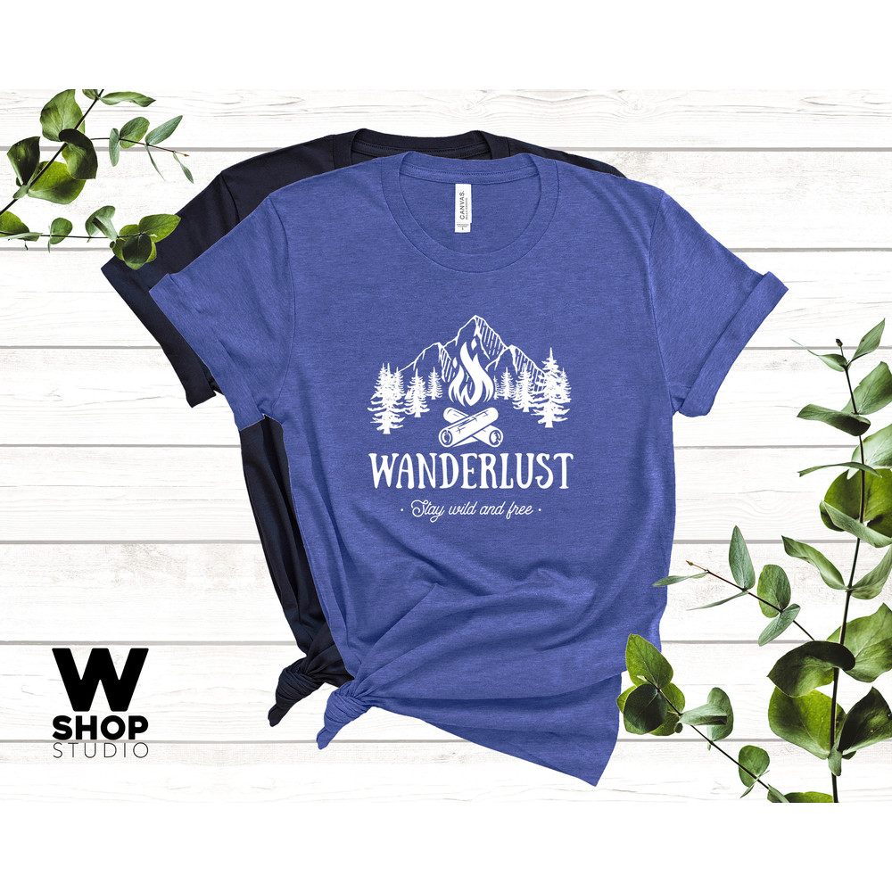 Wanderlust Shirt, Travel Shirt, Hiking Shirt, Nature Clothing, PNW Shirts, Roadtrip Shirts, Mountain T Shirt, Hiking Shirts, Nature Lover - 3.jpg