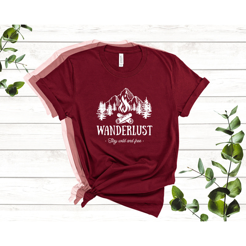 Wanderlust Shirt, Travel Shirt, Hiking Shirt, Nature Clothing, PNW Shirts, Roadtrip Shirts, Mountain T Shirt, Hiking Shirts, Nature Lover - 4.jpg