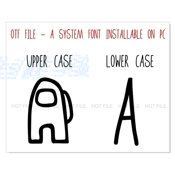 Among Us Font OTF, Among Us Font SVG, Among Us Logo svg vect | Inspire ...