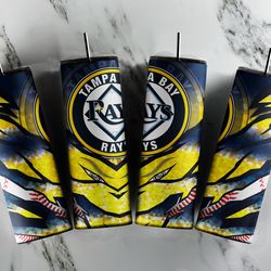 mlb tampa bay rays tumbler wrap, tampa bay rays template tumbler, mlb baseball tumbler, mlb tumbler wrap, baseball