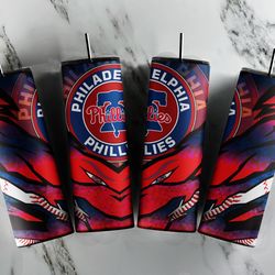 mlb philadelphia phillies tumbler wrap, philadelphia phillies template tumbler, mlb baseball tumbler, mlb tumbler wrap