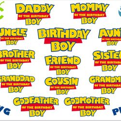 Toy Story Birthday Boy SVG PNG t shirt Bundle | Birthday Boy svg Cricut, Birthday Boy png,Toy Story t shirt SVG