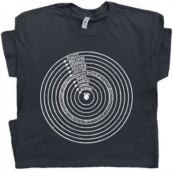 solar system t shirt cool space universe science tee pluto jupiter saturn shirt vintage retro nasa geek astronomy astrol