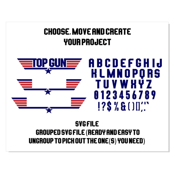 Gu Font Top Gun Font Svg Converter